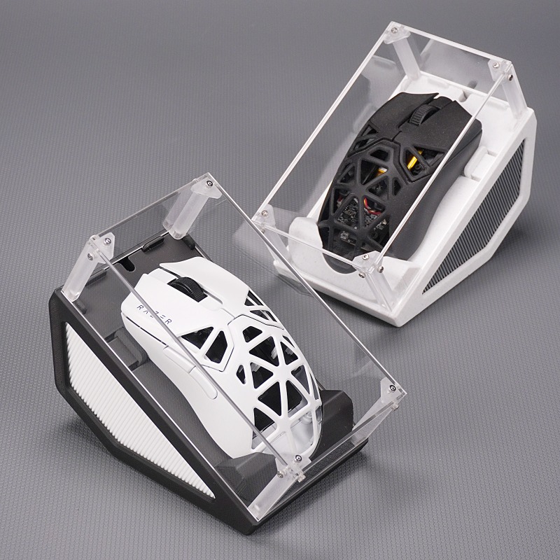 新しい透明アクリル 3D プリントマウスダストカバー & デ - Gaming Accessories For Pc Setup のレビューと価格