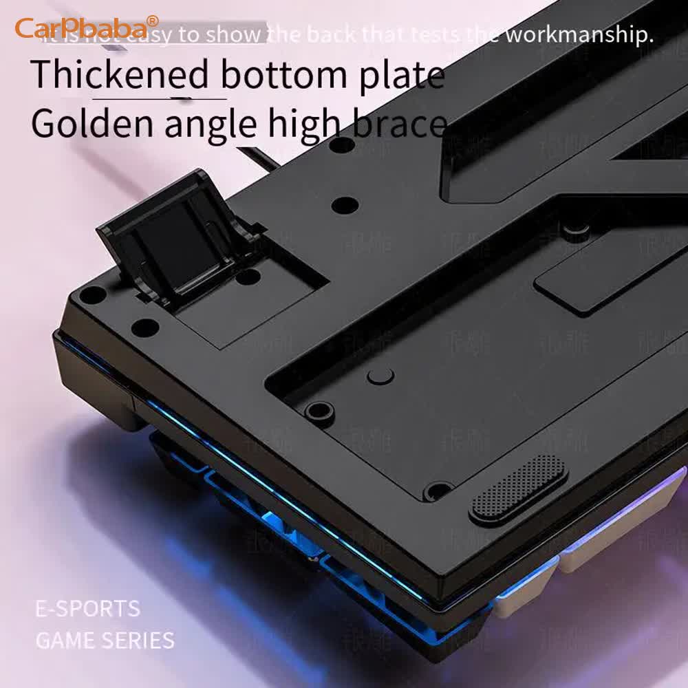 Carpbaba K500 104 キー USB 有線ゲーミ - Gaming Hand Accessories のレビューと価格
