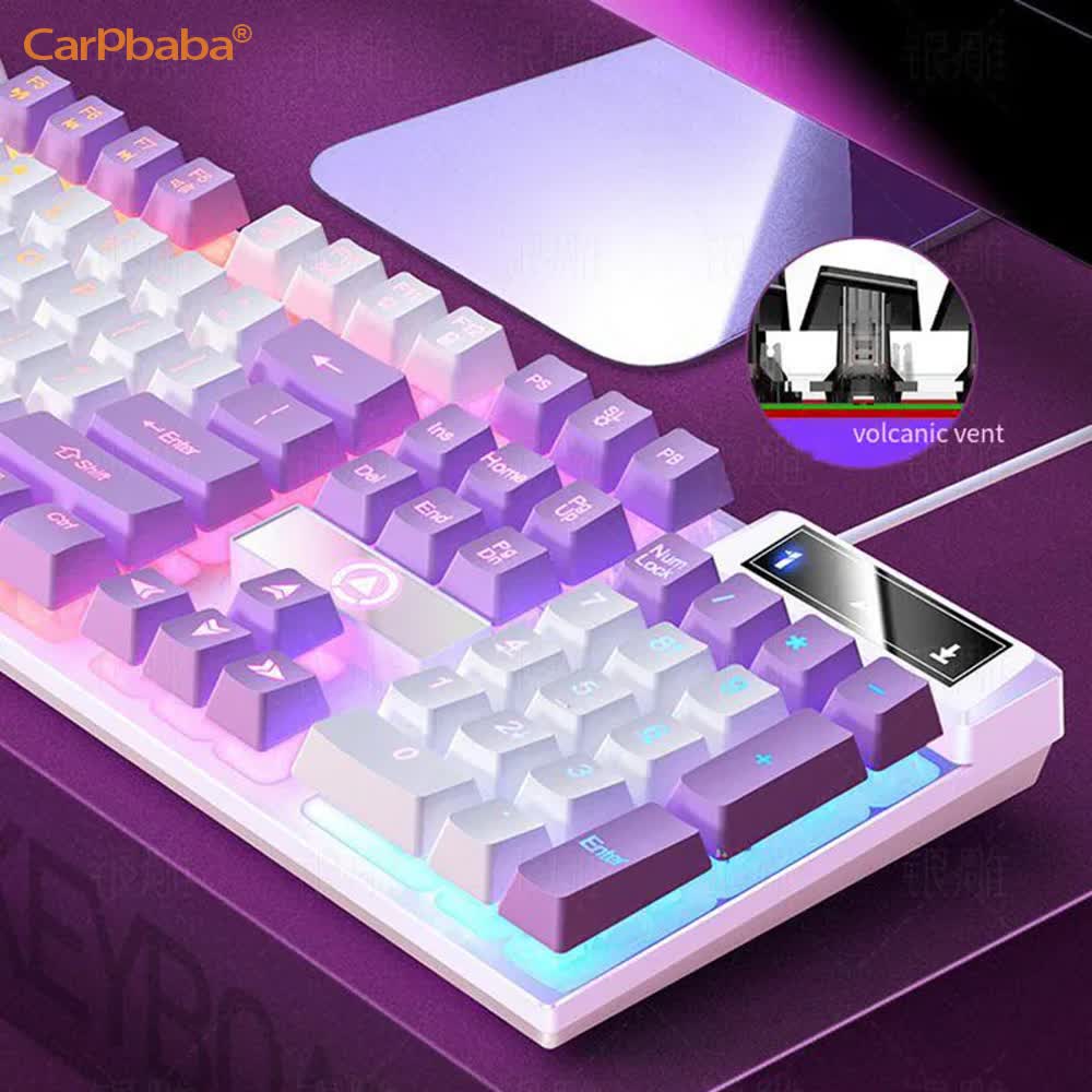 Carpbaba K500 104 キー USB 有線ゲーミ - Gaming Hand Accessories のレビューと価格