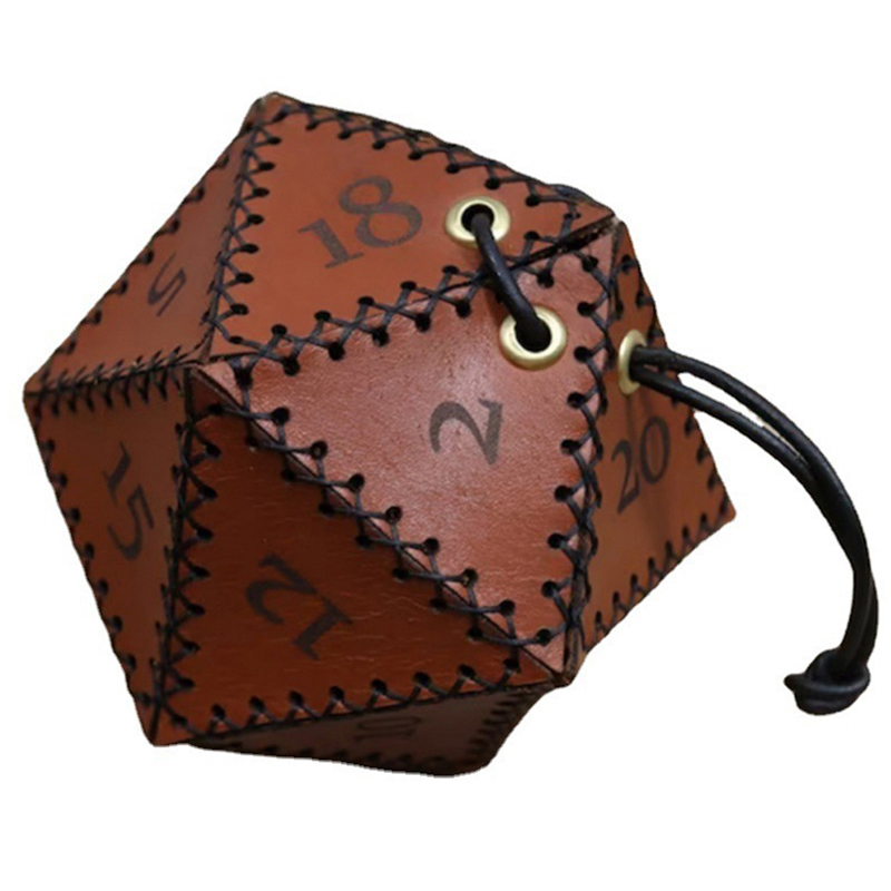レザー D20 ダイスバッグ 多角形収納ボックス 強化された - Gaming Accessories Gift Ideas のレビューと価格