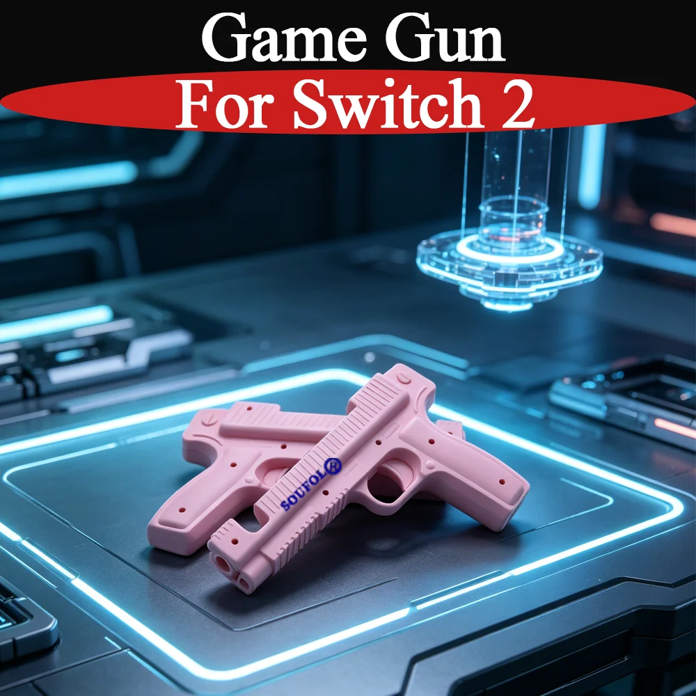 新しい1ペア Switch2用 耐摩耗性体感ゲームガン 4色 - Gaming Hand Accessories のレビューと価格